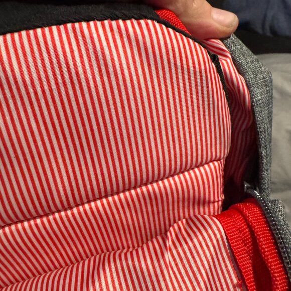 Herschel Pop Quiz Backpack 22L Raven Crosshatch Gray - Picture 14 of 14